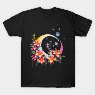 Fairy dancing on the moon T-Shirt